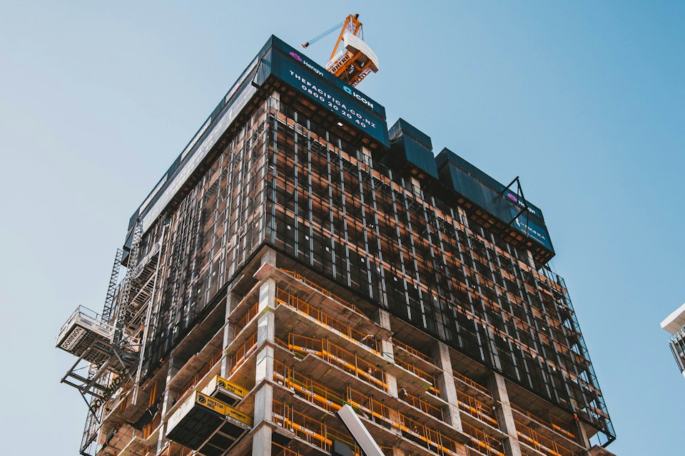 Edificio en obras de rehabilitación